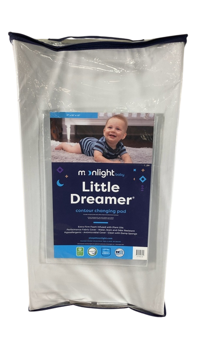 Shop Moonlight Slumber Little Dreamer Contour Changing Pad, 17x32 at GoodBuy Gear