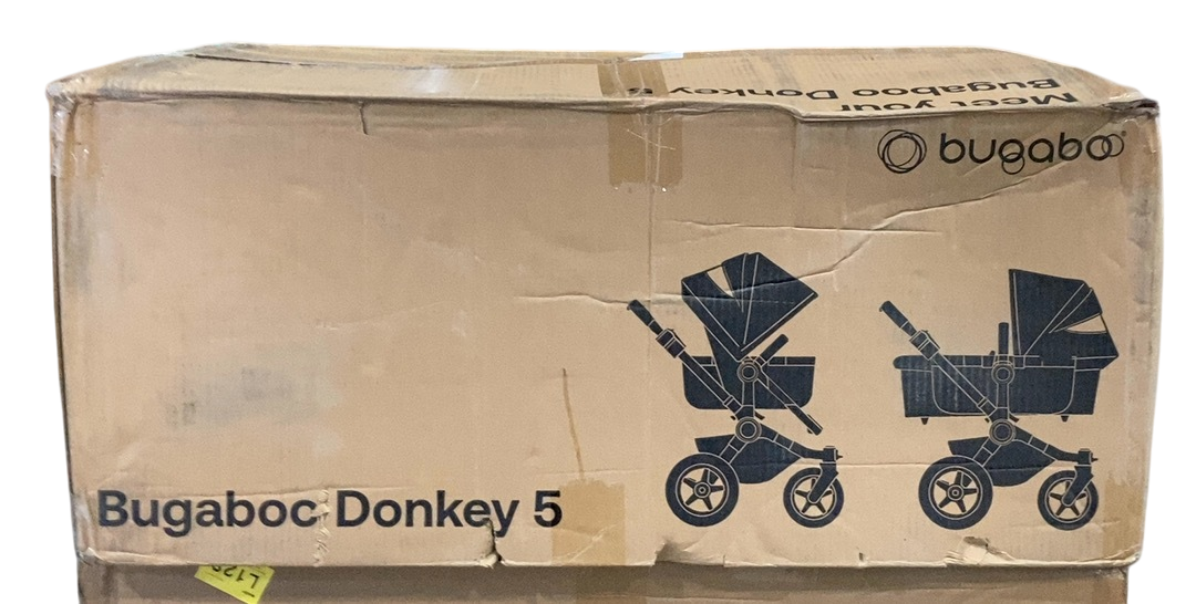 Shop Bugaboo Donkey 5 Mono Stroller, Black, Midnight Black, Misty White, 2025 at GoodBuy Gear