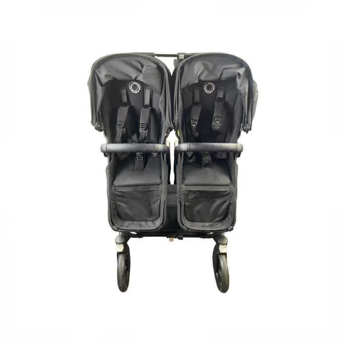 Shop Bugaboo Donkey 5 Duo Stroller, 2024, Black, Midnight Black, Midnight Black at GoodBuy Gear