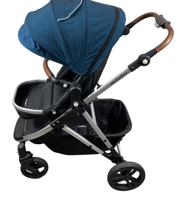 Shop Mockingbird Single 2.0 Stroller, Sea, Windowpane, Silver With Penny Leather, 2025 at GoodBuy Gear