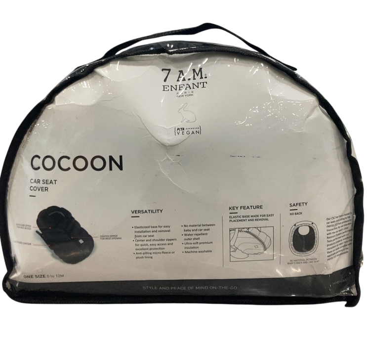 Shop 7 A.M. Enfant Car Seat Cocoon, Teddy Applique at GoodBuy Gear