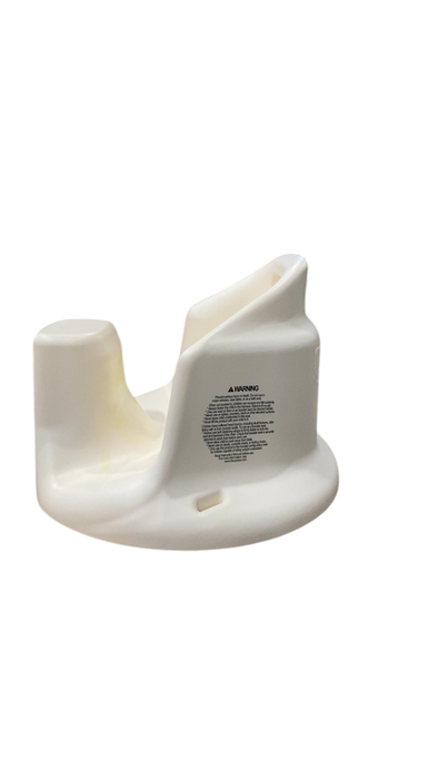 Shop Upseat Baby Floor & Booster Seat with Tray, Coconut (White) at GoodBuy Gear