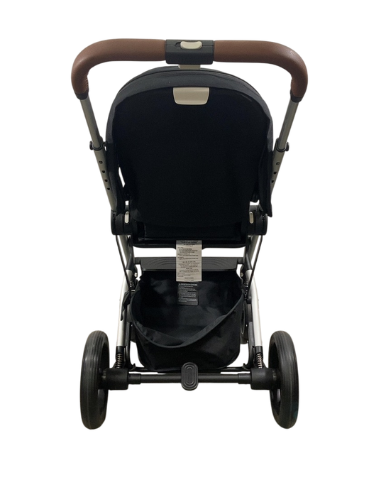 Shop Cybex Balios S Lux Stroller, 2021, Silver, Moon Black at GoodBuy Gear