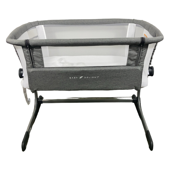 Shop Baby Delight Beside Me Dreamer Bassinet & Bedside Sleeper, Charcoal Tweed at GoodBuy Gear