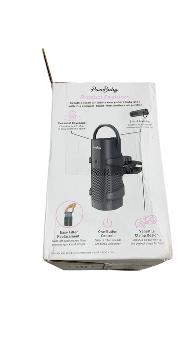 Shop Pure Enrichment Pure Baby On-the-Go Air Purifier, Dark Grey with Removable Clip at GoodBuy Gear