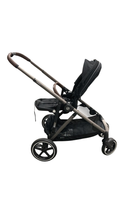Cybex Gazelle S Modular Stroller, 2024, Moon Black, Taupe Frame
