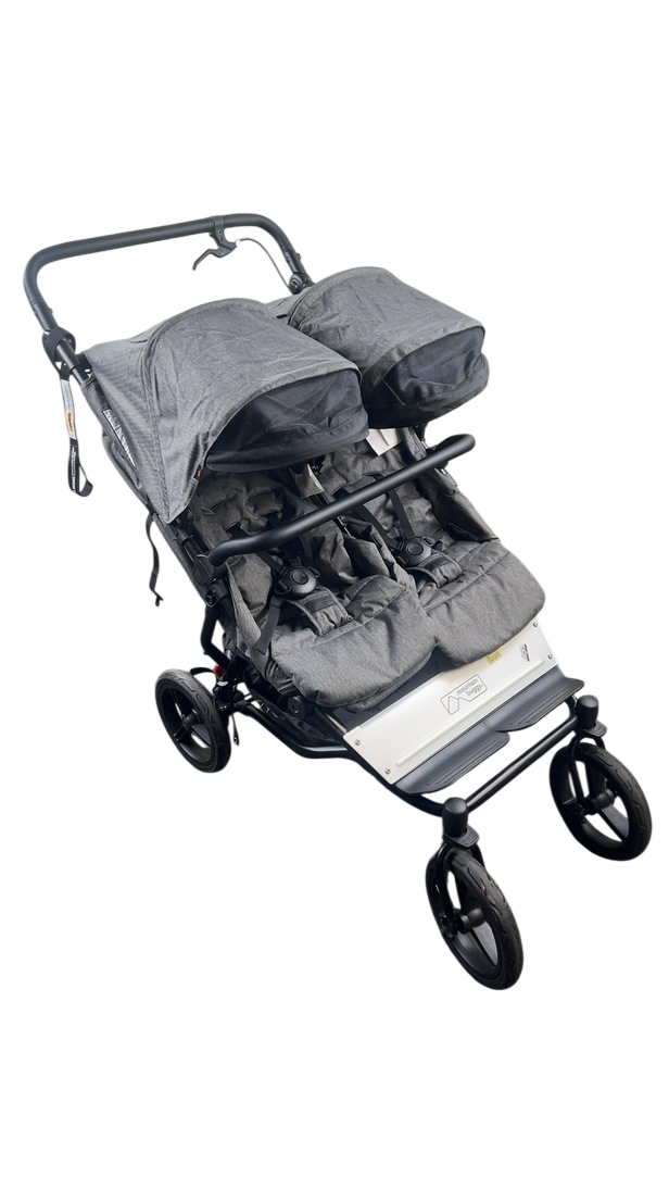 Mountain Buggy Duet Double Stroller, 2022, Herringbone