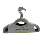 Shop Sprucely Velvet Hangers 20 Pack, Grey at GoodBuy Gear