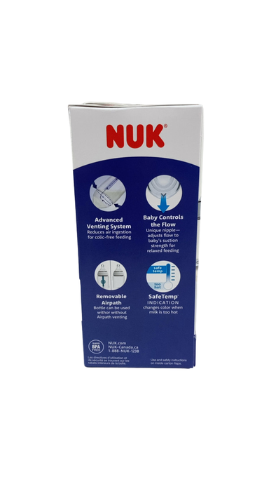 Shop NUK Smooth Flow Anti-Colic Bottle, 5oz, Blue Clouds at GoodBuy Gear