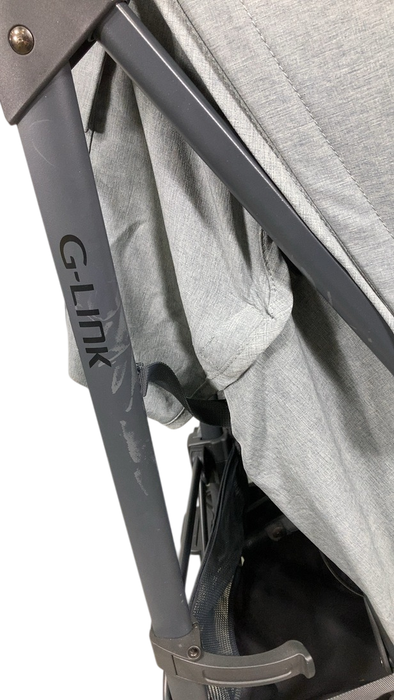 Shop UPPAbaby G-Link V2 Double Stroller, 2022, Greyson (Charcoal Melange) at GoodBuy Gear