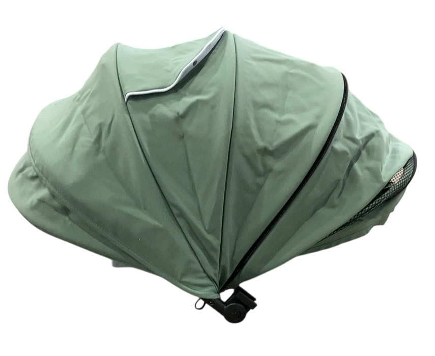 Shop DRAFT - Mockingbird Single to Double 2.0 Stroller, 2025, Sage, Silver With Black Leather, Watercolor Drops HIDDEN CANOPY REQ 9.23 JL at GoodBuy Gear