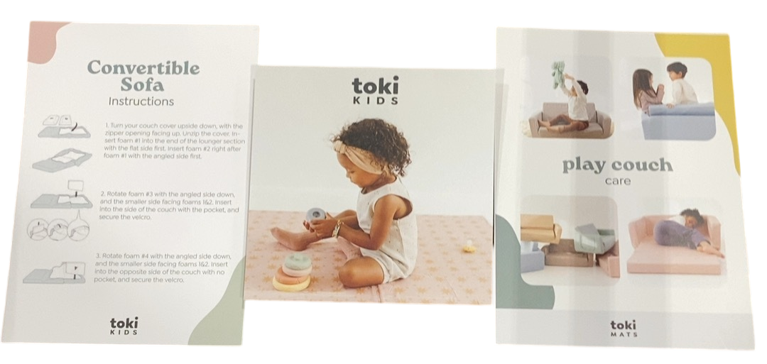 Shop Toki Kids Play Couch, Checker Gumdrop at GoodBuy Gear