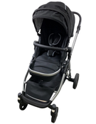 Shop Mockingbird Single to Double 2.0 Stroller, 2024, Black, Silver With Black Leather, Windowpane at GoodBuy Gear