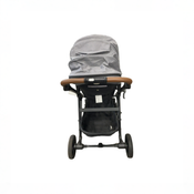Shop Mockingbird Single to Double 3.0 Stroller, 2025, Charcoal with Penny Leather, Heather Grey at GoodBuy Gear