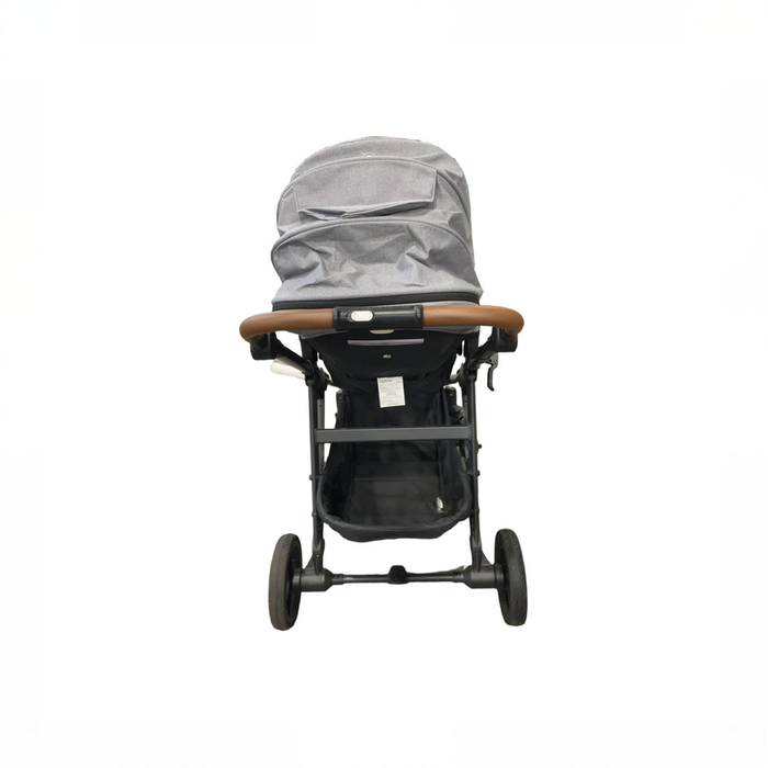 Shop Mockingbird Single to Double 3.0 Stroller, 2025, Charcoal with Penny Leather, Heather Grey at GoodBuy Gear