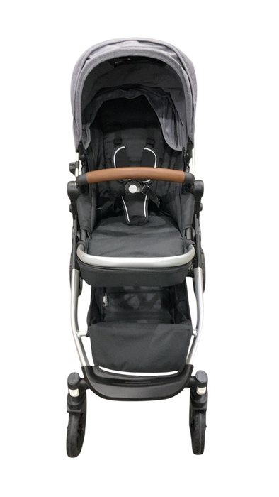 Shop Mockingbird Single to Double 2.0 Stroller, 2025, Heather grey, Silver With Penny Leather, Solid Grey at GoodBuy Gear