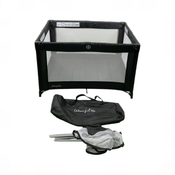 Shop Dream On Me Zazzy Portable Playard with Bassinet, Black at GoodBuy Gear