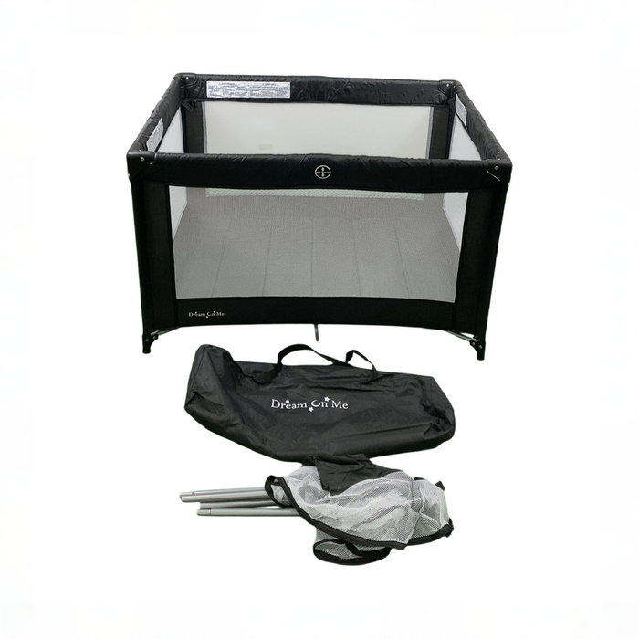 Shop Dream On Me Zazzy Portable Playard with Bassinet, Black at GoodBuy Gear