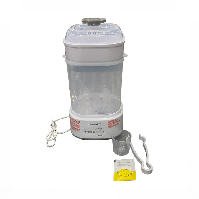 Shop Grownsy Bottle Sterilizer and Dryer, White/Grey at GoodBuy Gear