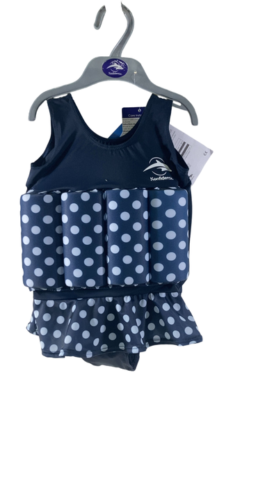 Shop Konfidence Floatsuit, 1-2yrs/X-Small, Navy Polka Dot at GoodBuy Gear