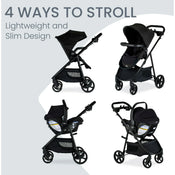 Shop Britax Willow Brook S+ Travel System, 2025, Raven Black at GoodBuy Gear