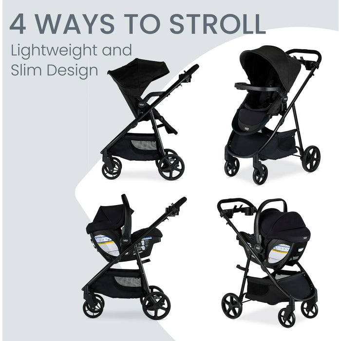 Shop Britax Willow Brook S+ Travel System, 2025, Raven Black at GoodBuy Gear