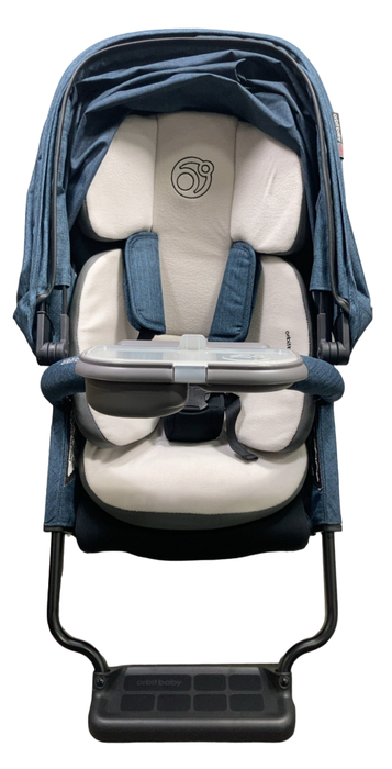 Shop Orbit Baby G5, X5, or Helix Stroller Seat, 2023, Melange Navy at GoodBuy Gear
