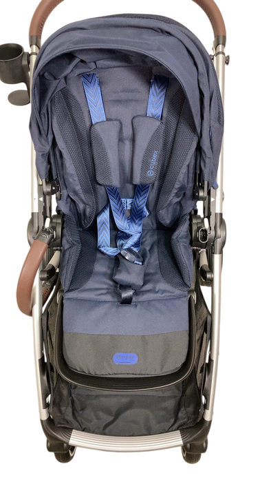 Shop Cybex Gazelle S Modular Stroller, 2022, Navy Blue, Silver Frame at GoodBuy Gear