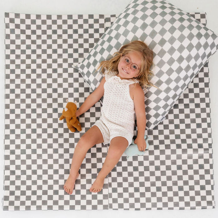 Shop Imperfect | Checker Pepper Vegan Leather Mat at GoodBuy Gear