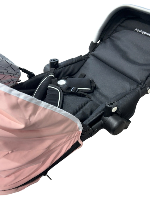 Shop Mockingbird 2nd Seat Kit 2.0, Bloom, Windowpane, Silver With Black Leather at GoodBuy Gear