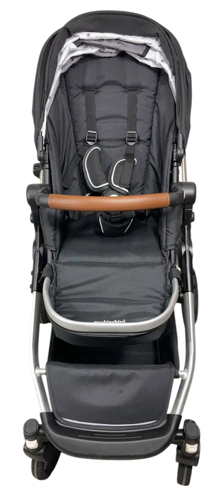 Shop Mockingbird Single to Double 2.0 Stroller, 2024, Black, Silver With Penny Leather, Watercolor Drops at GoodBuy Gear