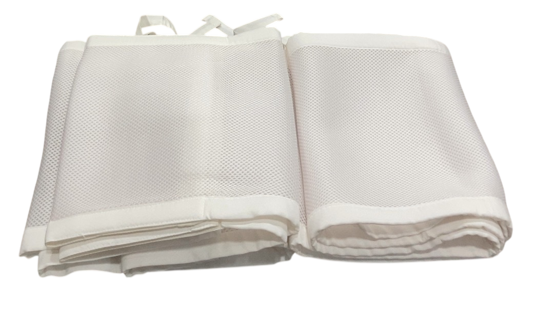 Shop Breathable Baby Mesh Crib Liner, Full Size/4 Sides, White at GoodBuy Gear