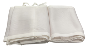 Shop Breathable Baby Mesh Crib Liner, Full Size/4 Sides, White at GoodBuy Gear