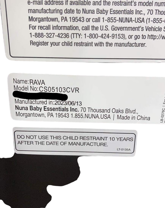 Shop Nuna RAVA Convertible Car Seat, 2023, Caviar at GoodBuy Gear