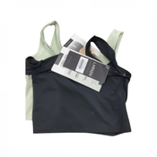 Shop Larken The Larken X Nursing Bra, 2 pack, Black/ Sage, XSmall at GoodBuy Gear