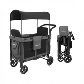 Shop Wonderfold W2 Multifunctional Double Stroller Wagon, 2025, Charcoal Gray, Plus Model at GoodBuy Gear