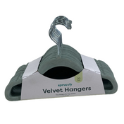 Shop Sprucely Velvet Hangers 20 Pack, Sage at GoodBuy Gear