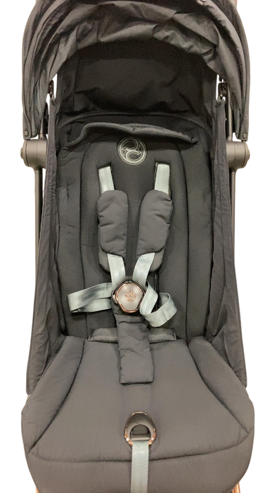 Shop Cybex Coya Stroller, 2023, Rose Gold, Sepia Black at GoodBuy Gear