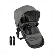 Shop Bugaboo Kangaroo Sibling Seat, Black, Moon Grey, Moon Grey at GoodBuy Gear