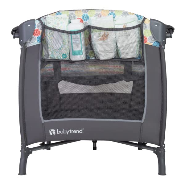 Baby Trend Lil Snooze Deluxe II Nursery Center, Funfetti