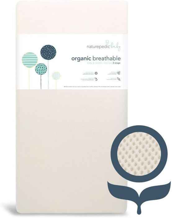 Shop Naturepedic Organic 2-Stage Breathable Crib Mattress at GoodBuy Gear