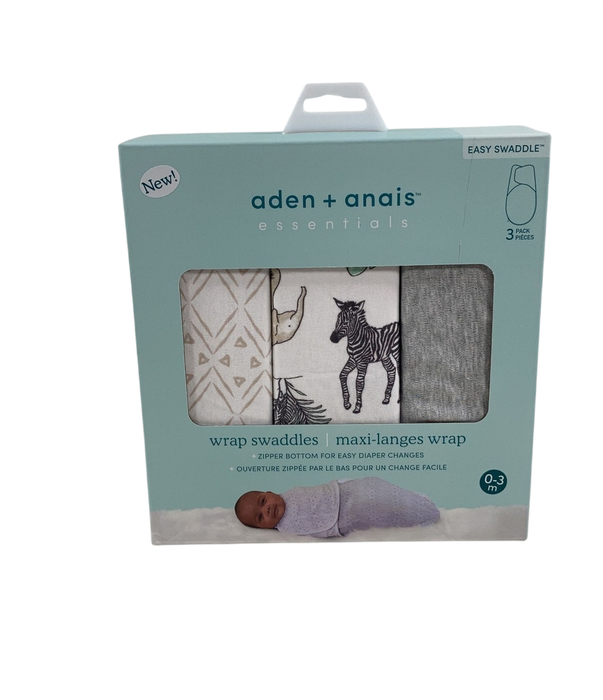 Shop Aden + Anais Essentials Easy Wrap Swaddle, 3 Pack, Toile, Small (0-3 Months) at GoodBuy Gear