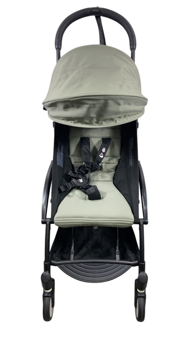 Shop Babyzen YOYO2 Complete Stroller, 2023, Black with Olive at GoodBuy Gear