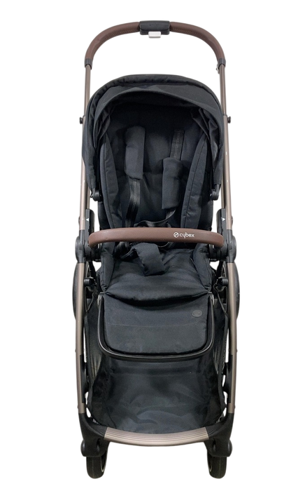 Shop Cybex Gazelle S Modular Stroller, 2022, Moon Black, Taupe Frame at GoodBuy Gear