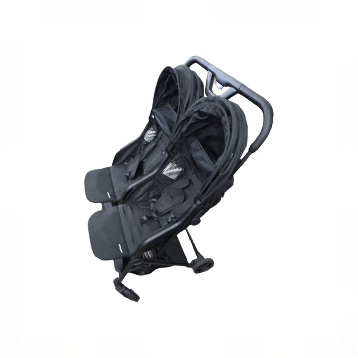 Shop Mompush Lithe Double Stroller, 2026, Black at GoodBuy Gear