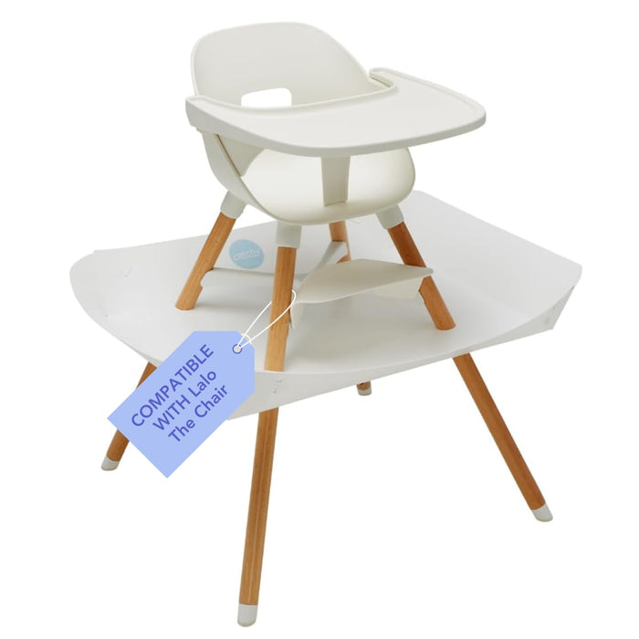 Shop Catchy The Food Catcher For High Chairs, For Lalo, White at GoodBuy Gear