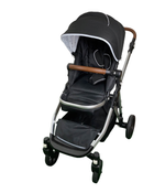 used Mockingbird Single to Double Stroller, Silver with Penny Leather, Watercolor Drops, Black , 2023