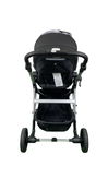 Shop Mockingbird Single 2.0 Stroller, 2024, Black, Silver With Black Leather, Watercolor Drops at GoodBuy Gear