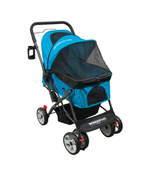 used Wonderfold Pet Stroller, Aqua Blue