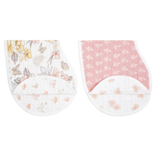 Shop Aden + Anais Boutique Silky Soft Burpy Bibs 2 Pack, Earthly at GoodBuy Gear